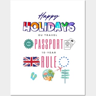 Holidaymakers EU 10-year-passport rule Posters and Art